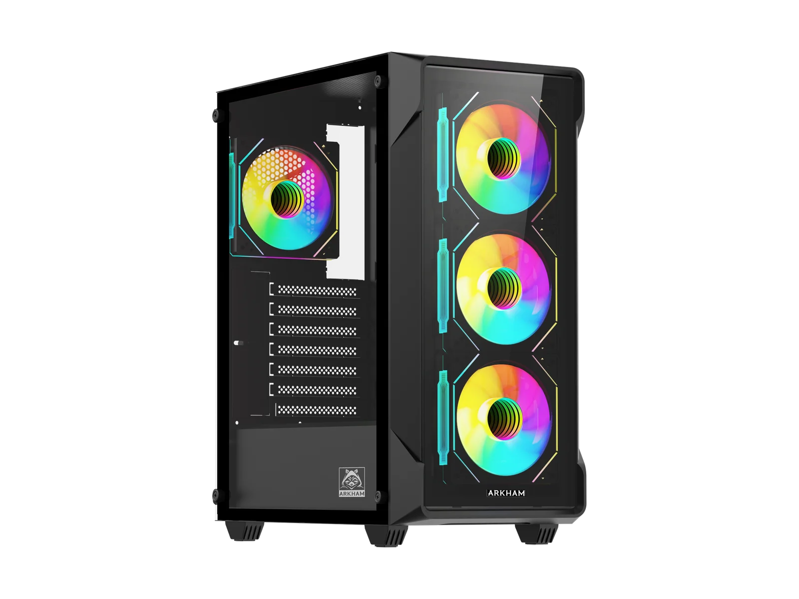 GABINETE ARKHAM CANCRI 4 FAN ARGB ATX