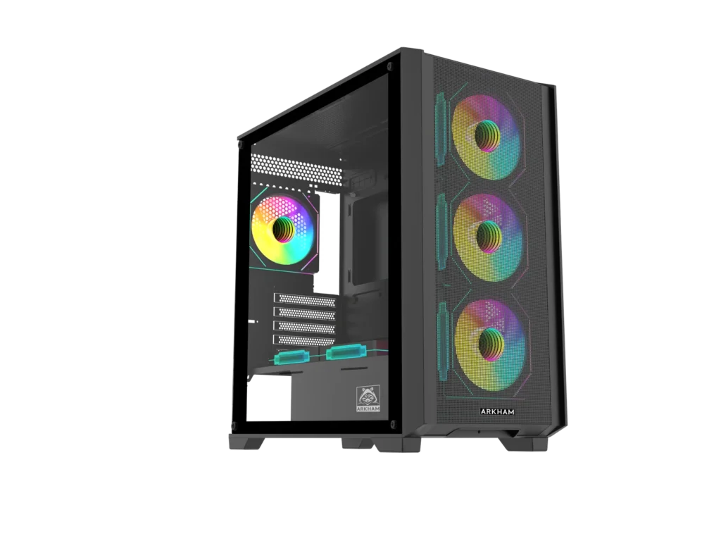 Gabinete Arkham Lotor 6 Fan ARGB M-ATX