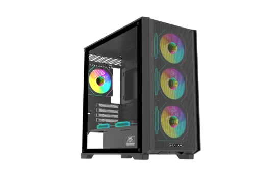 Gabinete Arkham Lotor 6 Fan ARGB M-ATX
