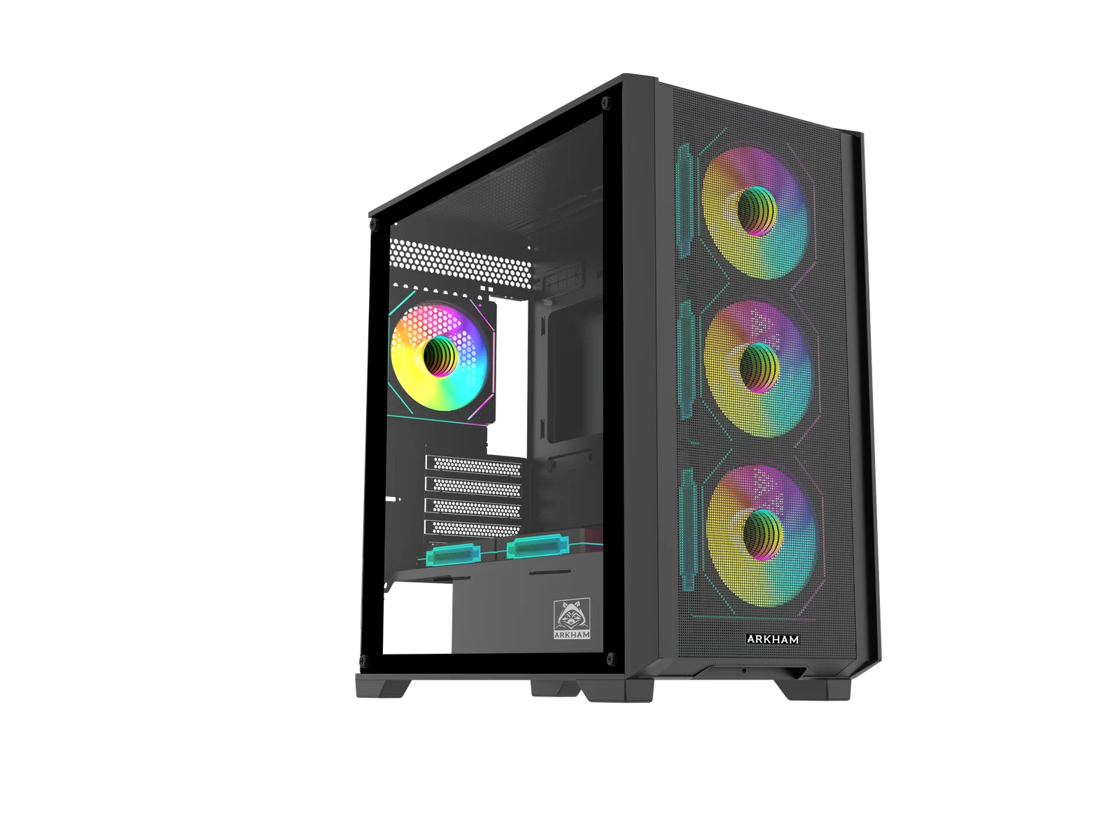 GABINETE ARKHAM LOTOR 6 FAN ARGB M-ATX