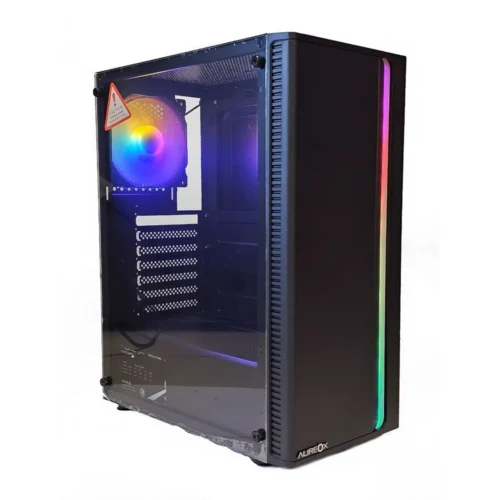 Gabinete Aureox Skoll ARX 200G 1 Fan Rainbow