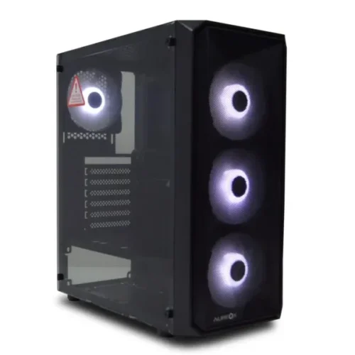 Gabinete Aureox Volans ARX 360G 4 Fan LED Blanco