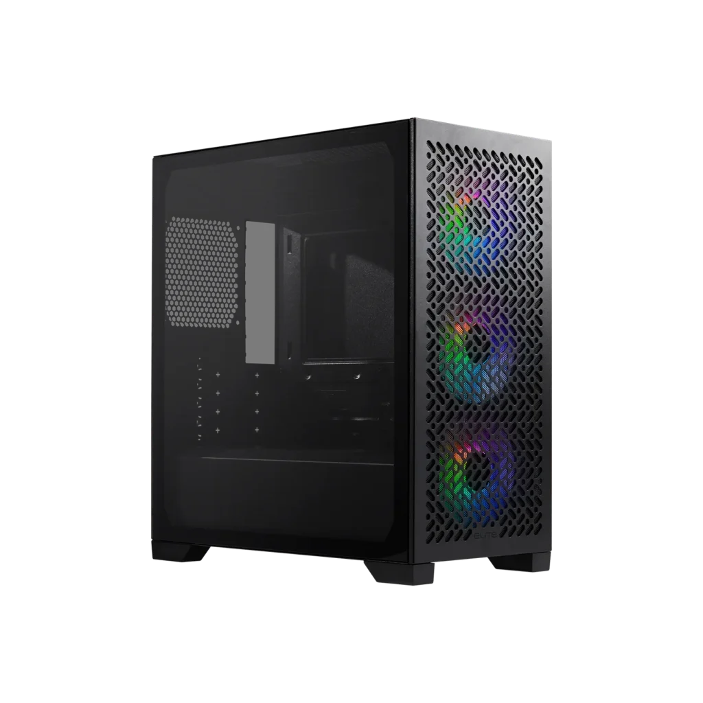 Gabinete Cooler Master Elite 302 Black 3 Fan ARGB