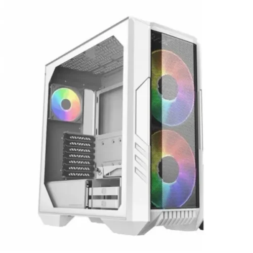 Gabinete Cooler Master HAF 500 White 4 Fan ARGB