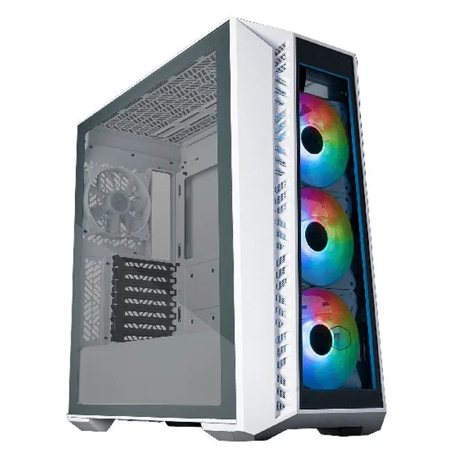GABINETE COOLER MASTER MASTERBOX 520 WHITE 4 FAN ARGB