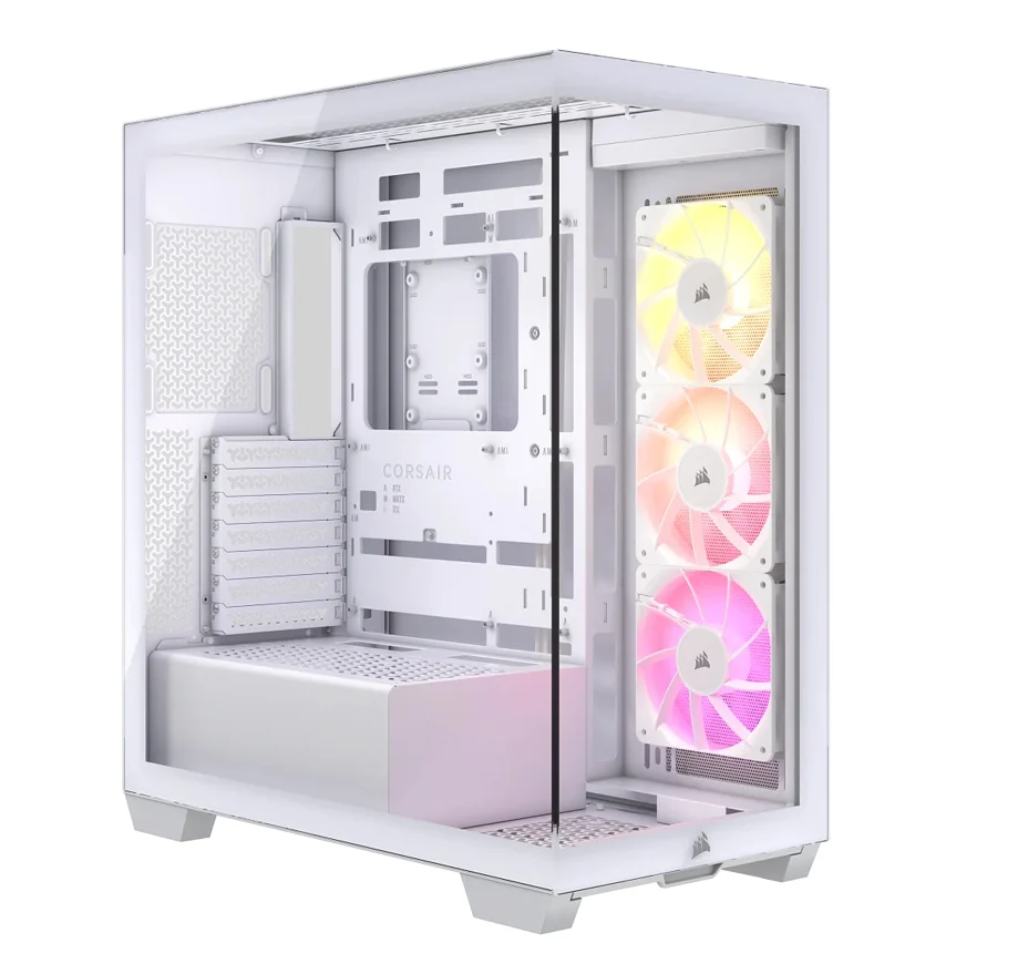 GABINETE CORSAIR 3500X ARGB WHITE 3 FAN