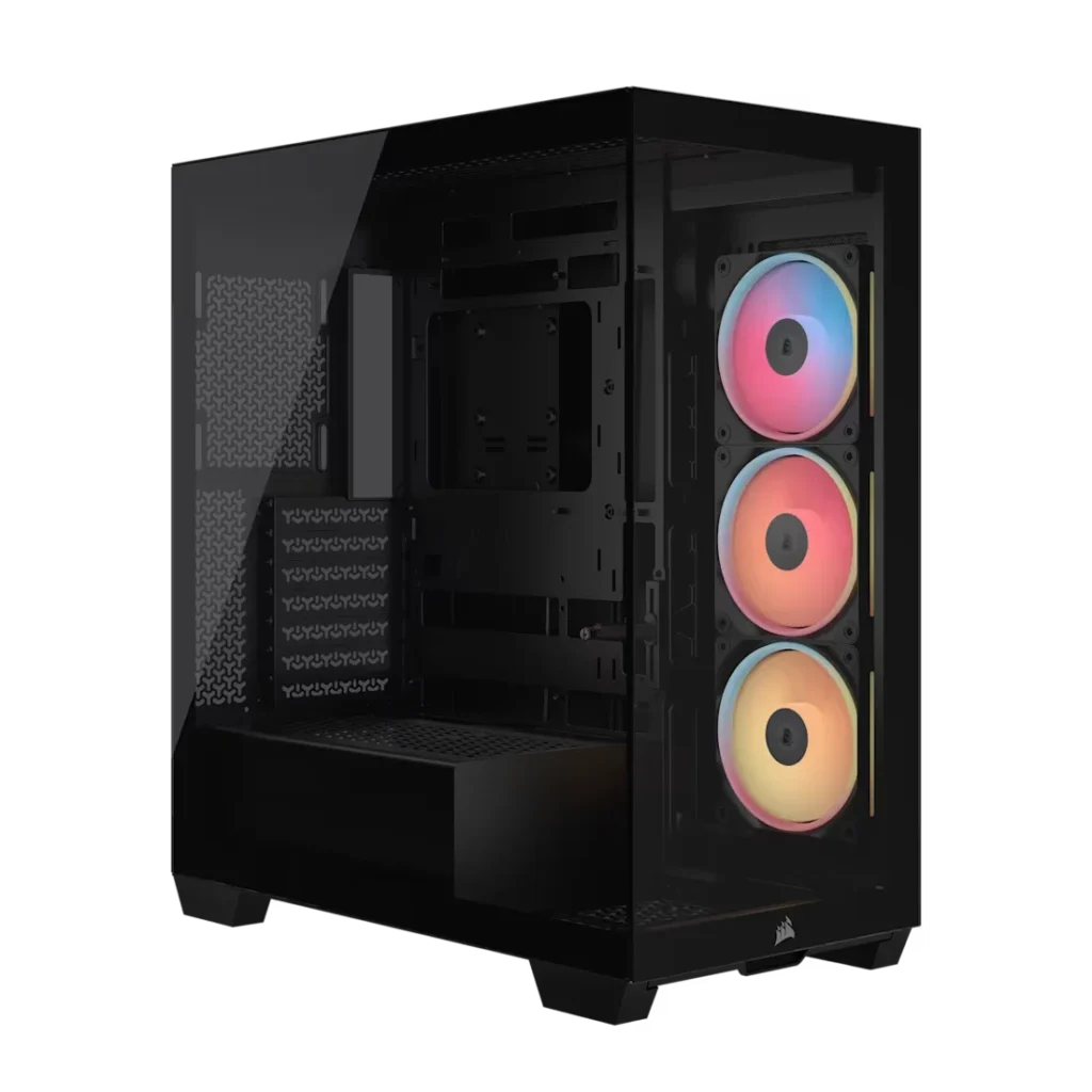 Gabinete Corsair 3500X LX-R RGB iCUE Mid-Tower TG Black