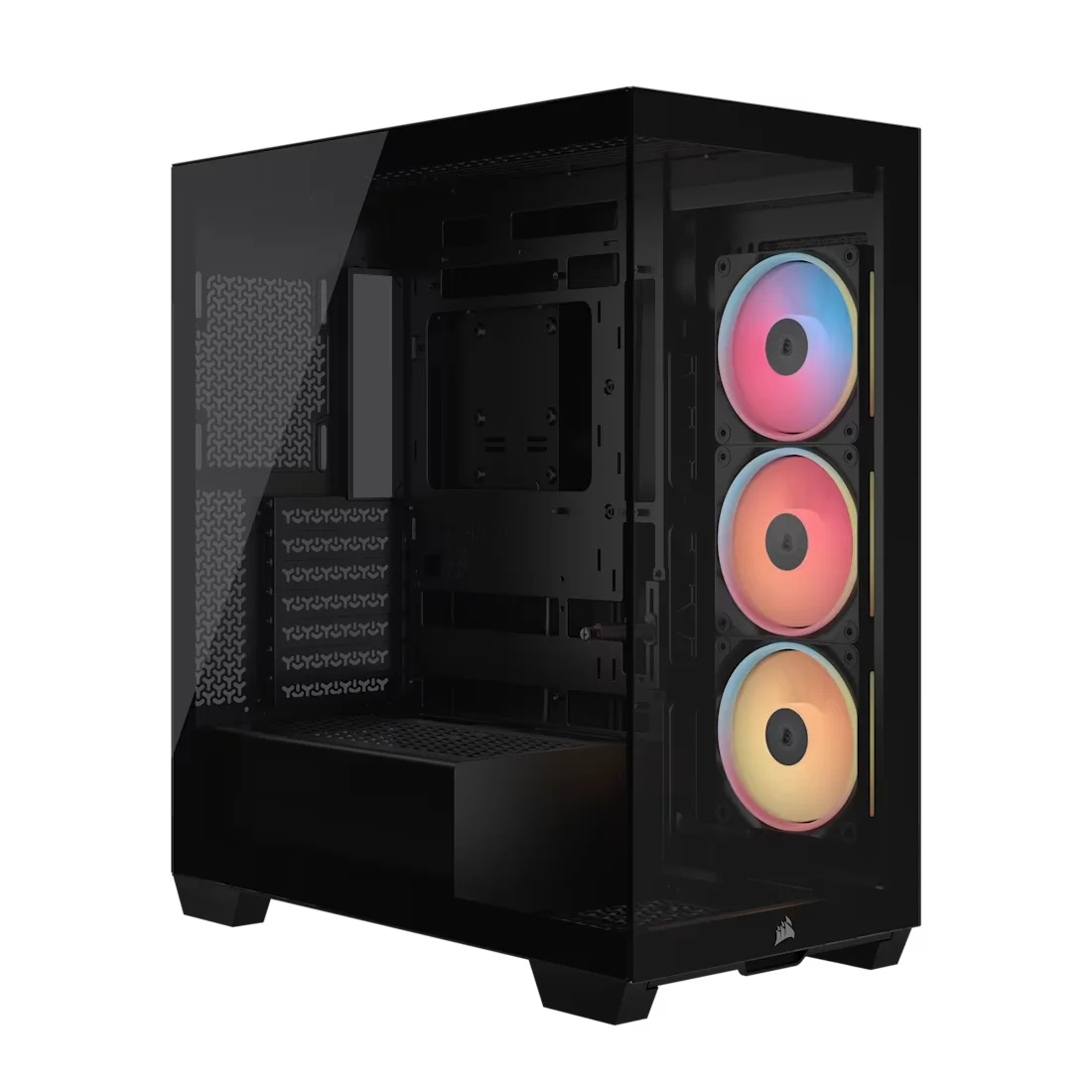GABINETE CORSAIR 3500X LX-R RGB ICUE MID-TOWER TG BLACK
