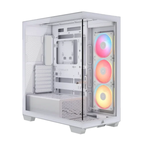 Gabinete Corsair 3500X LX-R RGB iCUE Mid-Tower TG White