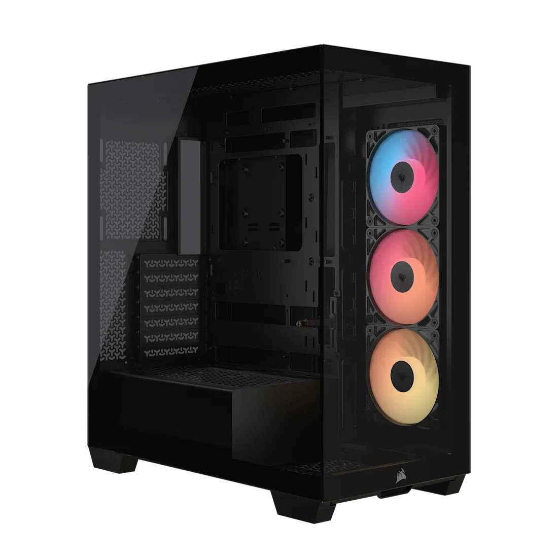 GABINETE CORSAIR 3500X RS-R ARGB MID-TOWER TG BLACK