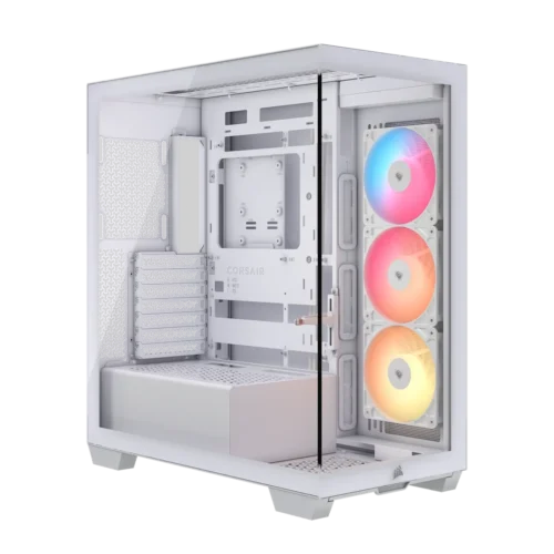 Gabinete Corsair 3500X RS-R ARGB Mid-Tower TG White