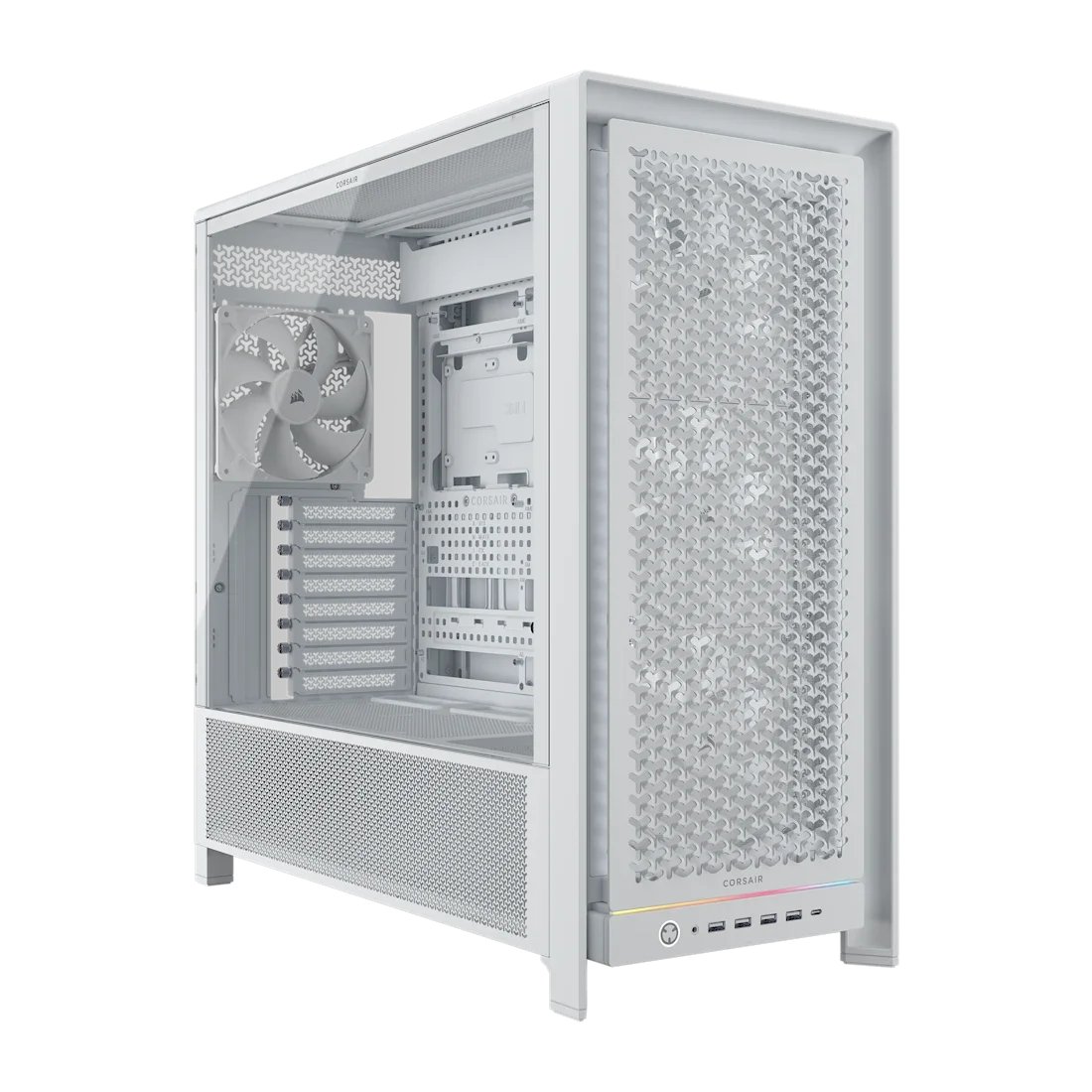GABINETE CORSAIR 5000D FRAME RS MID-TOWER FAN X4 WHITE