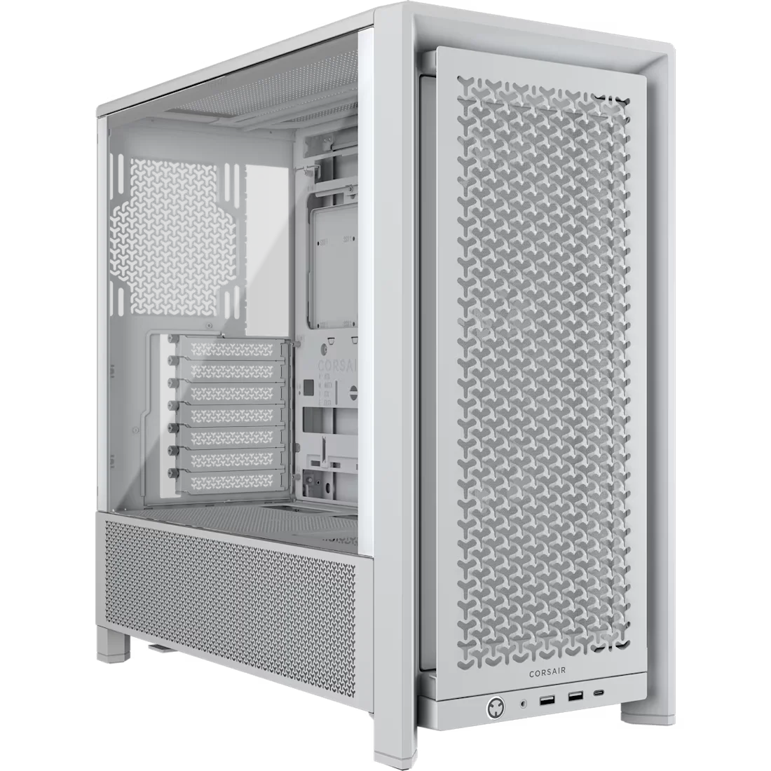 GABINETE CORSAIR FRAME 4000D RS WHITE 3 FAN