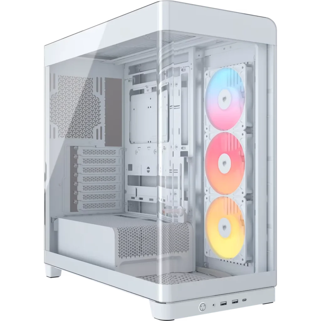 Gabinete Corsair FRAME 4500X RS-R ARGB Mid-Tower TG White