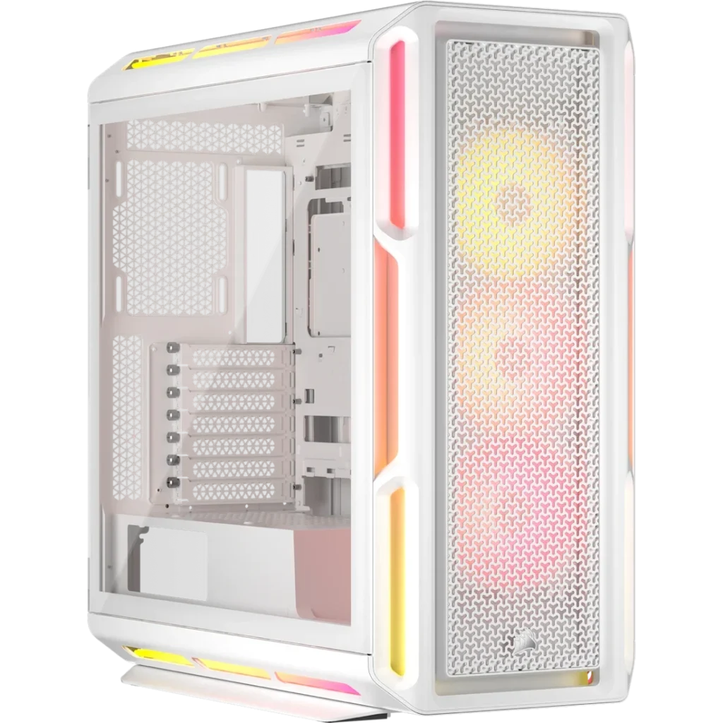 Gabinete Corsair iCUE LINK 5000T LX ARGB Mid-Tower Fan x3 White