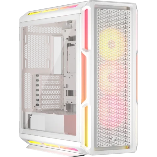 Gabinete Corsair iCUE LINK 5000T LX ARGB Mid-Tower Fan x3 White