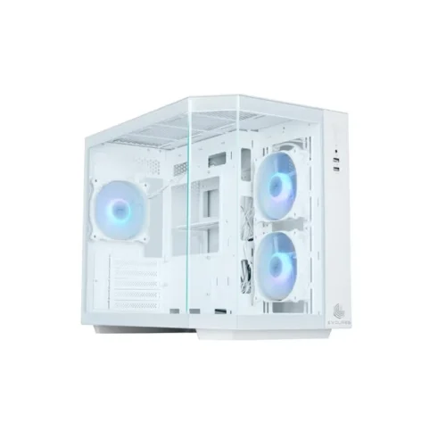 Gabinete Evolabs Primacy White 3 Fan ARGB