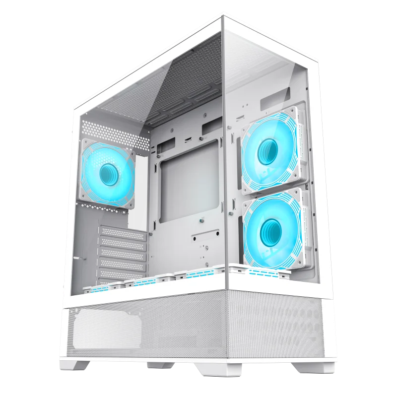 GABINETE GAMEMAX VISTA AW WHITE 6 FAN ARGB