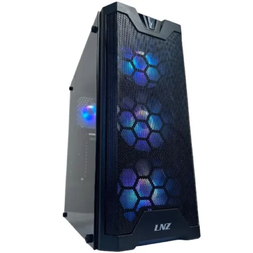 Gabinete LNZ Y11 Mesh 4 Fan ARGB