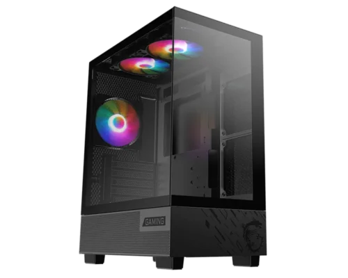 Gabinete MSI PAG PANO M110A Mid-Tower TG x2 RGB Fan x3 Black