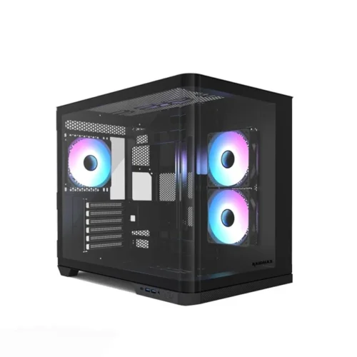 Gabinete Raidmax Infinita i630 Fishtank Curved Black ARGB