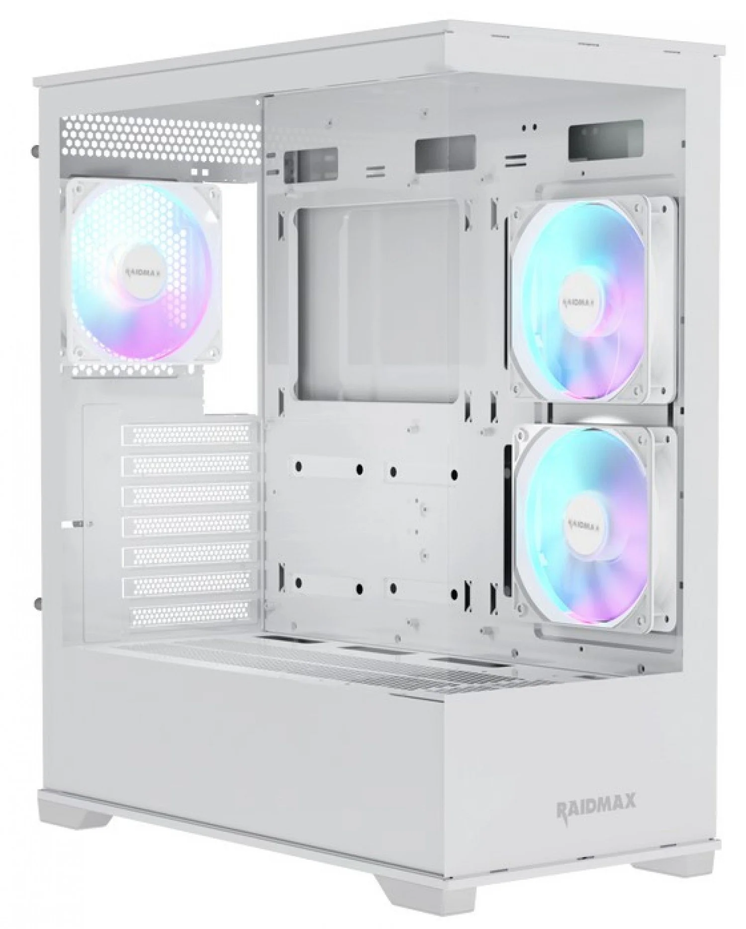 GABINETE RAIDMAX INFINITA I801 AIR FISHTANK WHITE ARGB