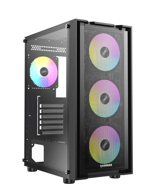 Gabinete Raidmax Vector V216 Black 4 Fan RGB