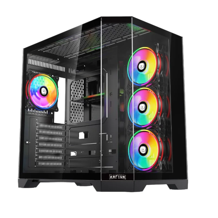 Gabinete Raptor Eclypse TG 4 Fan RGB