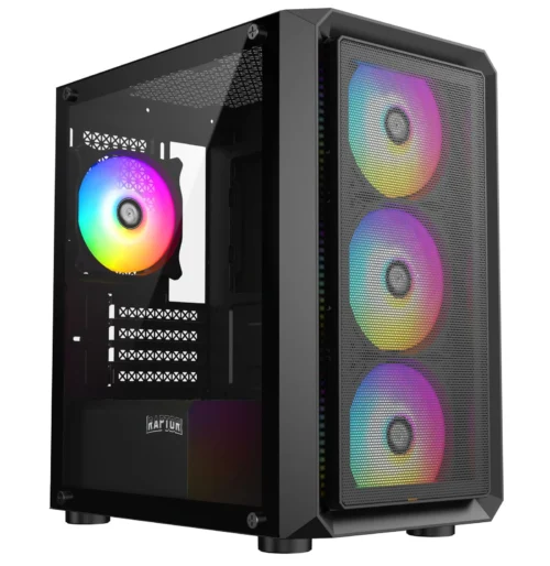 Gabinete Raptor Infinity Mesh TG 4 Fan RGB