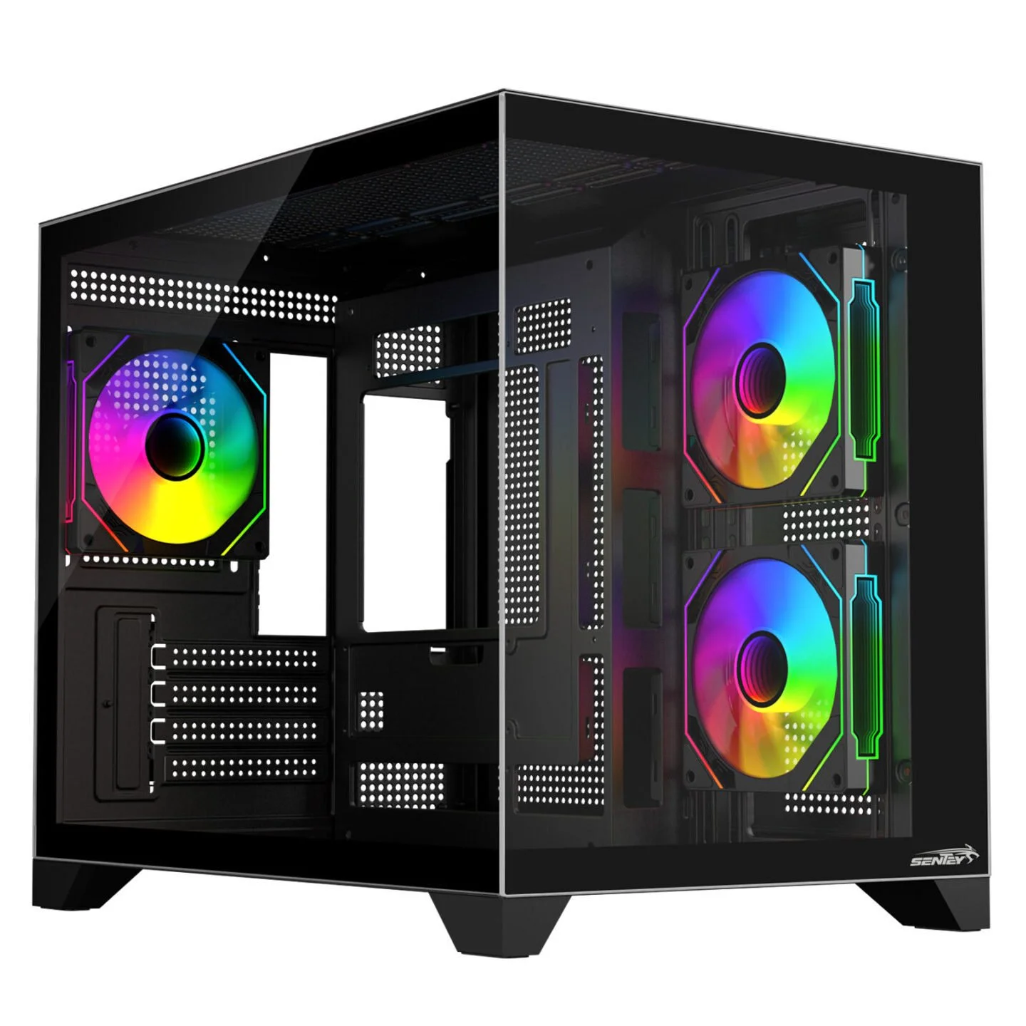 GABINETE SENTEY A20 PWM BLACK 3 FAN ARGB