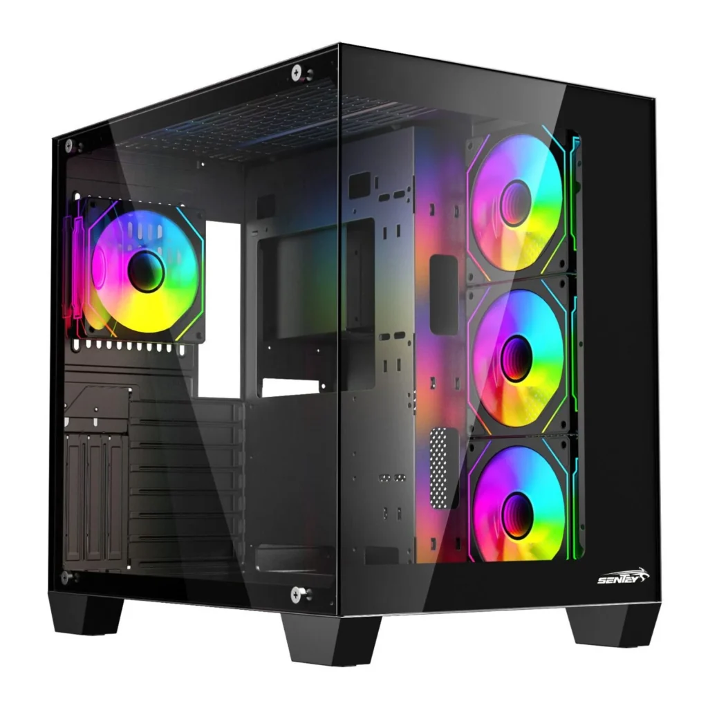 Gabinete Sentey A35 PWM Black 4 Fan ARGB