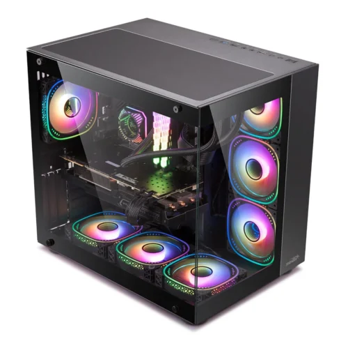 Gabinete Sentey A40 Black 7 Fan ARGB