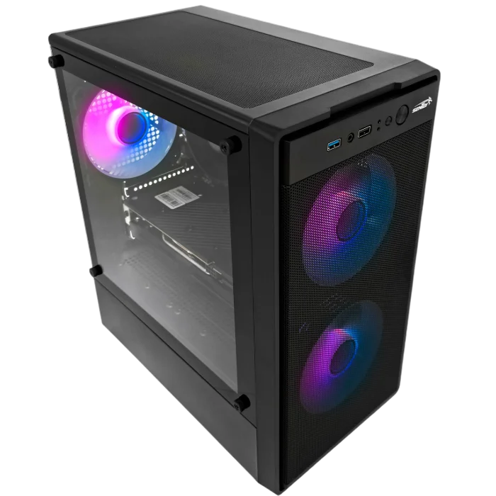 GABINETE SENTEY COYOTE M12 MESH BLACK 3 FAN ARGB