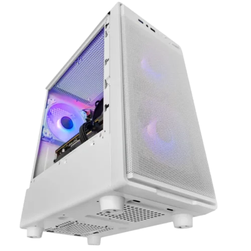 Gabinete Sentey Coyote M12 Mesh White 3 Fan ARGB