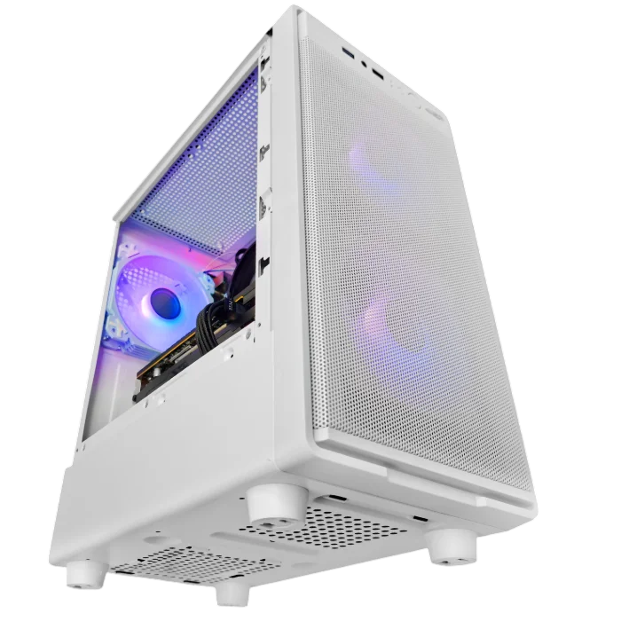 GABINETE SENTEY COYOTE M12 MESH WHITE 3 FAN ARGB