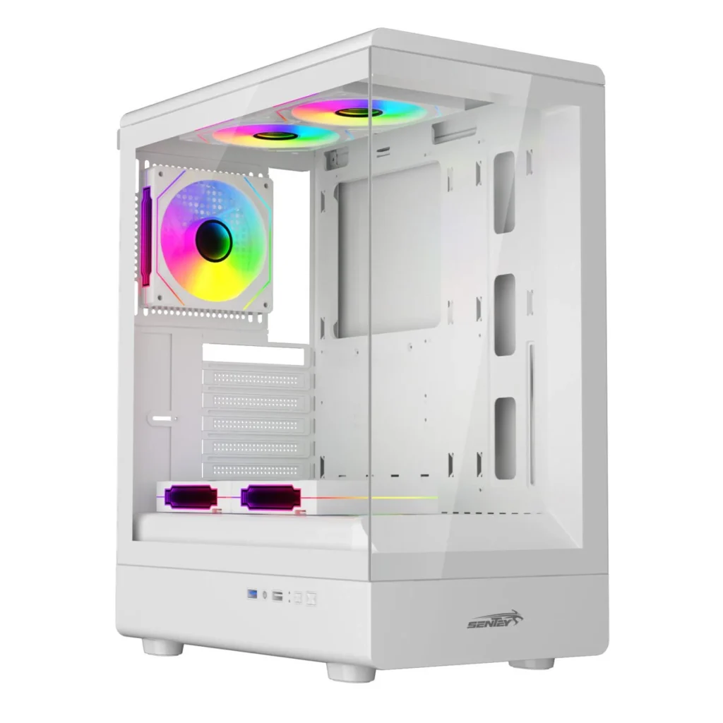 Gabinete Sentey Walker 240 White 5 Fan ARGB