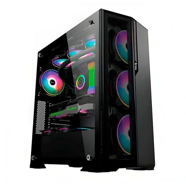 GABINETE TEROS TE-1175N GAMING 4 FAN ARGB
