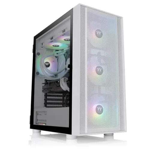 Gabinete Thermaltake H570 Mesh Snow White 4 Fan ARGB