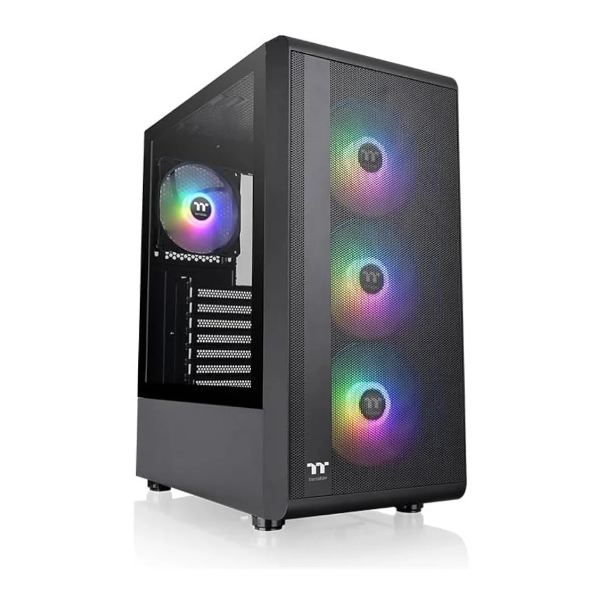 GABINETE THERMALTAKE S200 PLUS BLACK 4 FAN ARGB