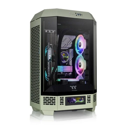 Gabinete Thermaltake The Tower 300 Matcha Green 2 Fan