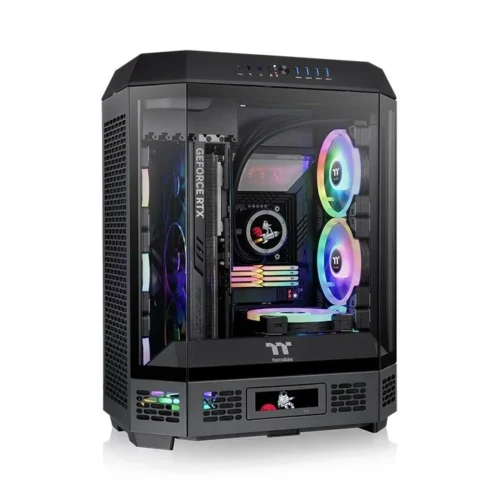 Gabinete Thermaltake The Tower 600 Black 2 Fan