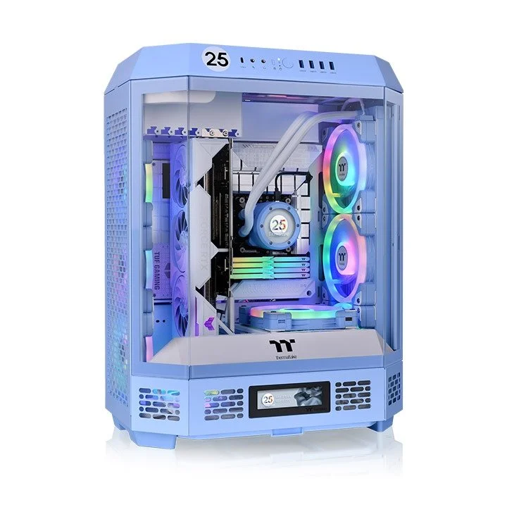 GABINETE THERMALTAKE THE TOWER 600 HYDRANGEA BLUE 2 FAN