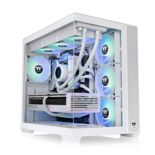 Gabinete Thermaltake View 380 Snow White 4 Fan ARGB