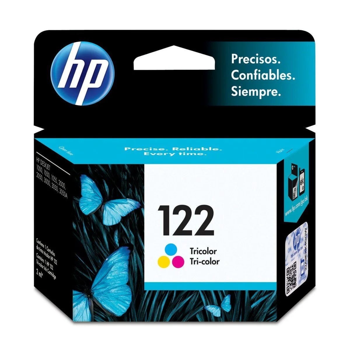 HP 122 TRI-COLOR INK CARTRIDGE