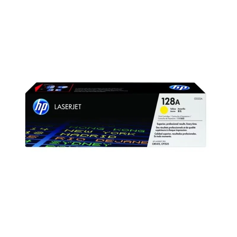 HP 128A LASERJET PRO CP1525/CM1415 YLW CRTG