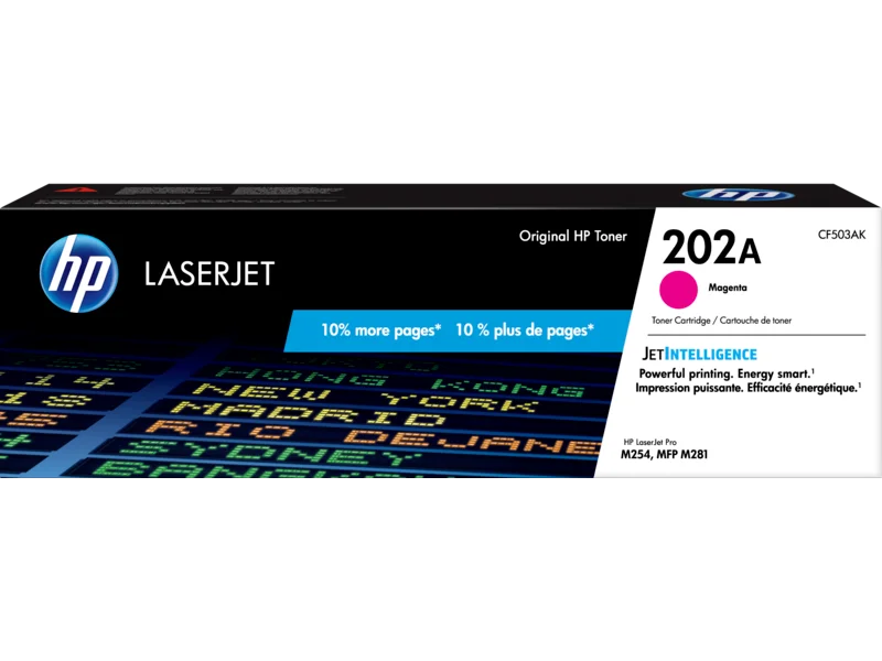 HP 202A MAGENTA LASERJET TONER CARTRIDGE