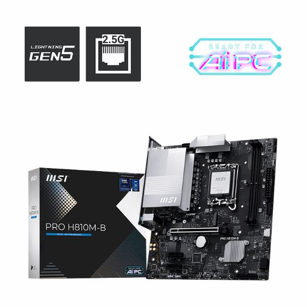 Mother MSI PRO H810M-B DDR5 1851