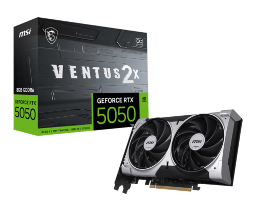 Placa de Video MSI GeForce RTX 5050 8GB GDDR6 Ventus 2X OC