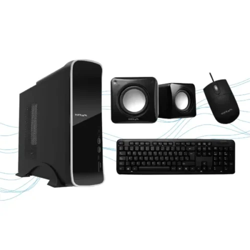 Kit Gabinete Kelyx LC727-08A Slim Fuente 500W T M P Lector