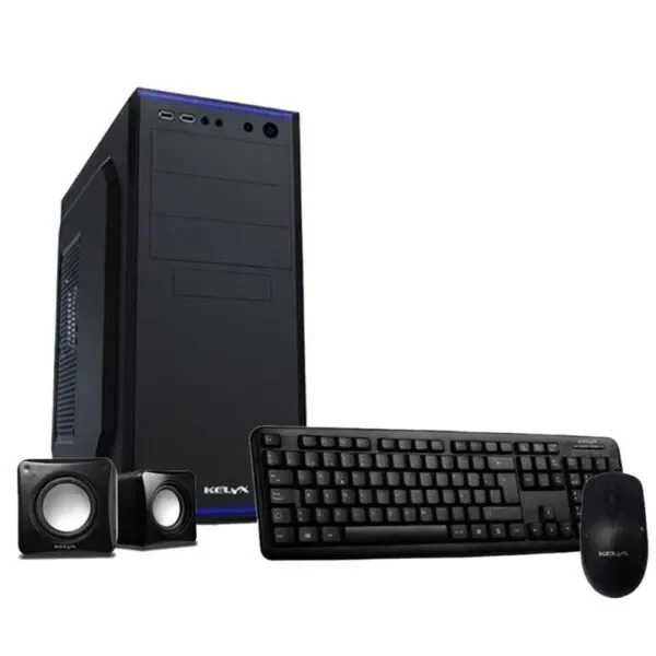 KIT GABINETE KELYX LC728-12 FUENTE 500W TECLADO MOUSE